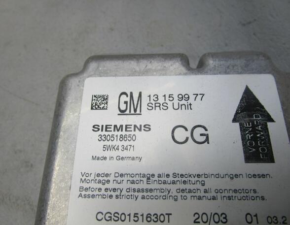 Airbag Control Unit OPEL Signum (--)