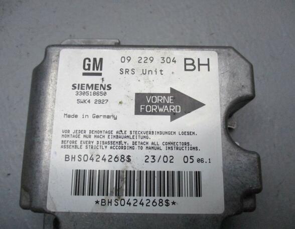 Airbag Control Unit OPEL Astra G Cabriolet (F67)