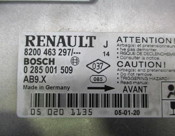 Regeleenheid airbag RENAULT Modus/Grand Modus (F/JP0)