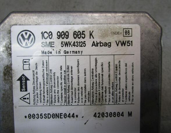 Regeleenheid airbag VW POLO (9N_)