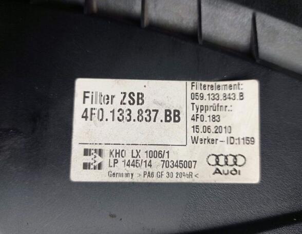 Luftfiltergehäuse Luftfilterkasten  AUDI A6 (4F2  C6) 3.0 TDI QUATTRO 176 KW