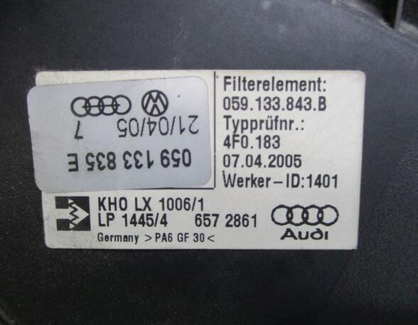 Luftfiltergehäuse Luftfilterkasten Ansauggeräuschdämpfer AUDI A6 AVANT (4F5  C6) 04-08 165 KW