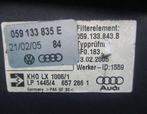 Luftfiltergehäuse Luftfilterkasten  AUDI A6 AVANT (4F5  C6) 3.0 TDI 165 KW