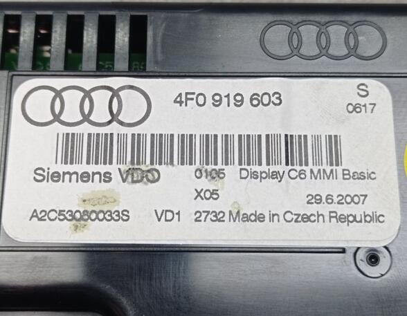 Display Monitor AUDI A6 AVANT (4F5  C6) 2.7 TDI 132 KW