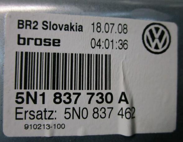 Fensterheber rechts vorn  VW TIGUAN I (5N_) 07-11 103 KW