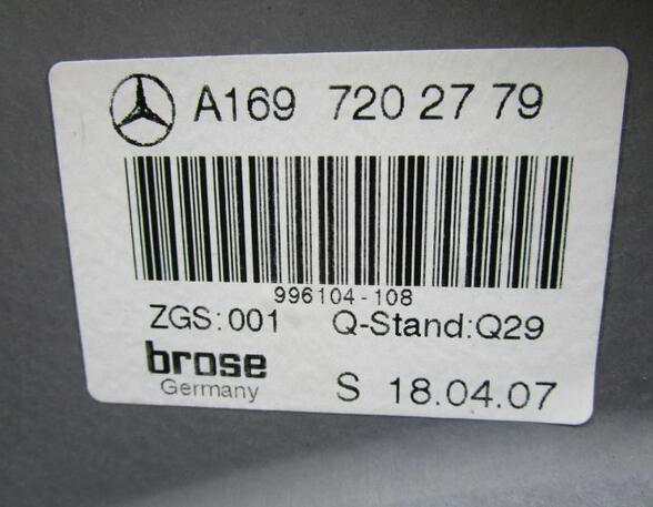 Raambedieningsmechanisme MERCEDES-BENZ B-Klasse (W245)