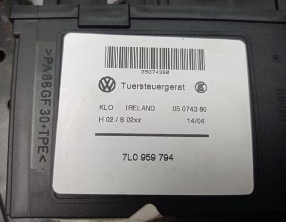 Raambedieningsmechanisme VW TOUAREG (7LA, 7L6, 7L7)