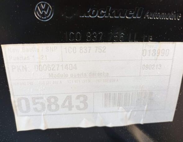 Raambedieningsmechanisme VW NEW BEETLE (9C1, 1C1)