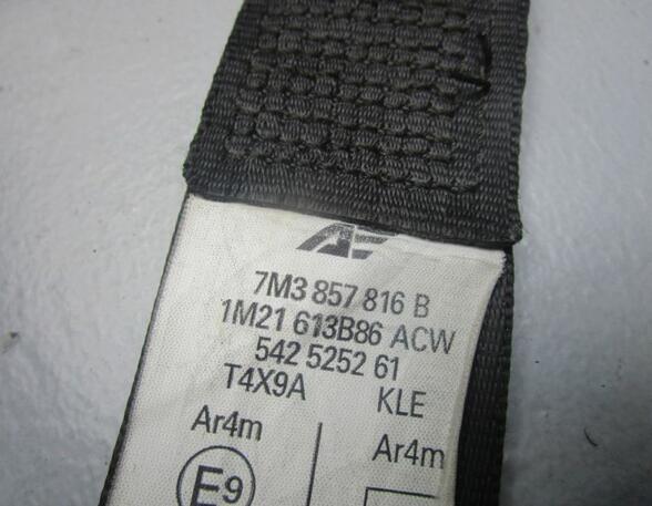 Safety Belts VW Sharan (7M6, 7M8, 7M9)
