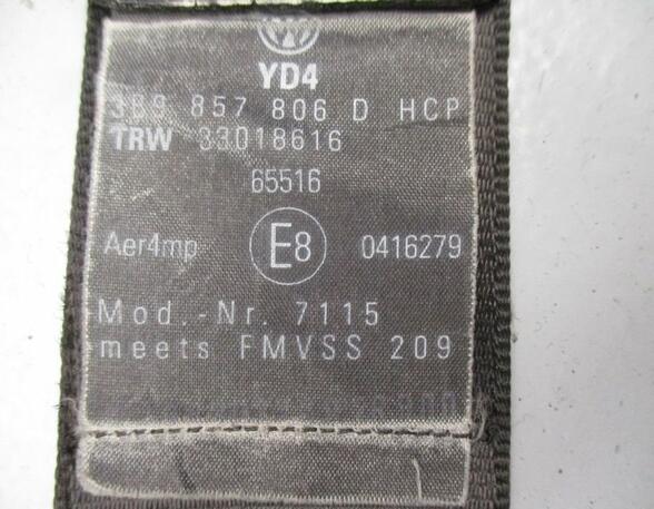 Safety Belts VW Passat Variant (3B6)