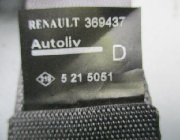 Safety Belts RENAULT Laguna II (BG0/1)