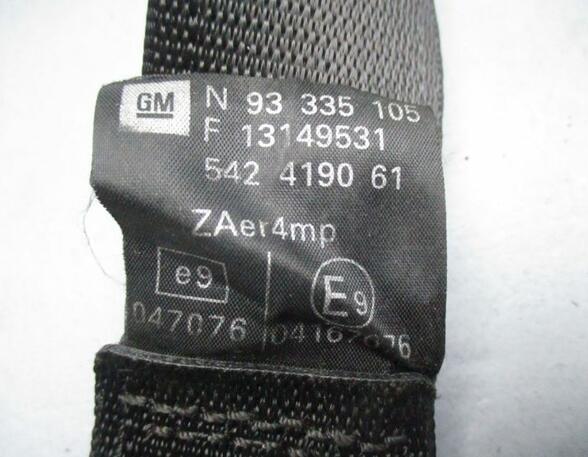 Safety Belts OPEL Meriva (--)