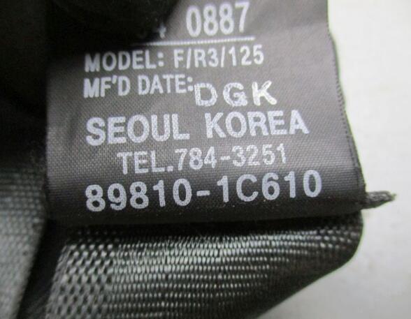 Safety Belts HYUNDAI Getz (TB)