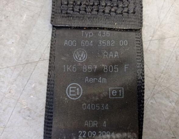 Safety Belts VW Golf V (1K1)