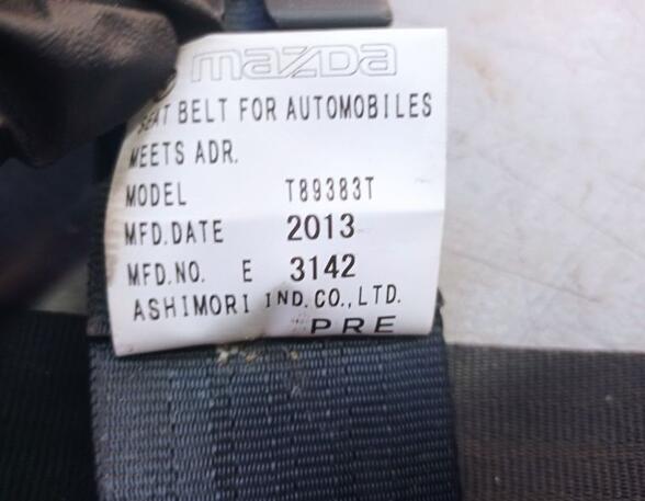 Safety Belts MAZDA 2 (DE, DH)