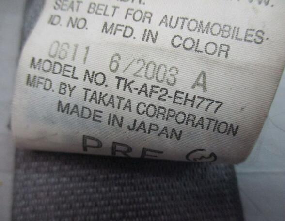 Safety Belts MAZDA 6 Station Wagon (GY)