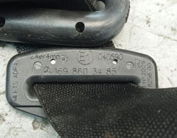 Safety Belts MERCEDES-BENZ A-CLASS (W169)