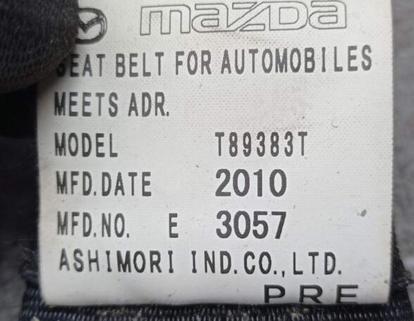 Safety Belts MAZDA 2 (DE_, DH_)