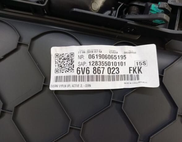 Türverkleidung Türpappe links hinten  SKODA FABIA III (NJ3) 1.0 55 KW