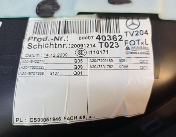 Portierbekleding MERCEDES-BENZ C-CLASS T-Model (S204)