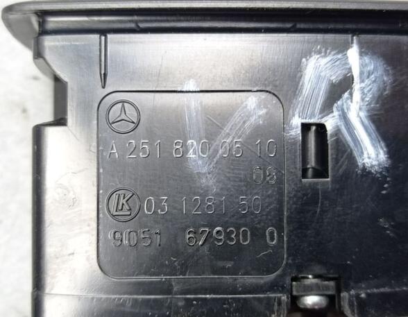 Switch for window winder MERCEDES-BENZ A-CLASS (W169)