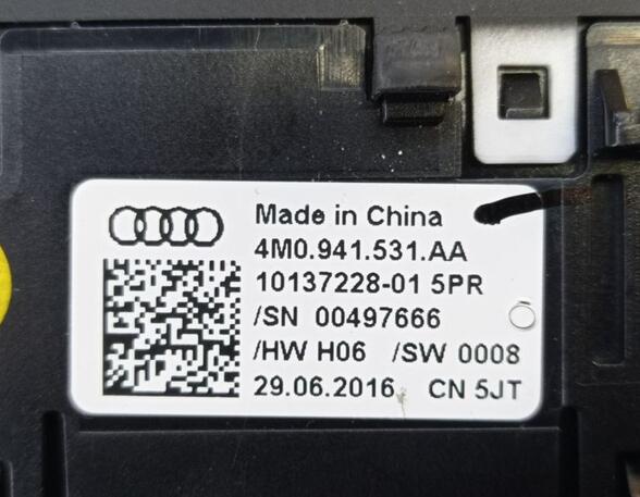 Schalter Licht Lichtschalter  AUDI A4 AVANT B9 8W 5 8WD 2.0 TFSI 140 KW