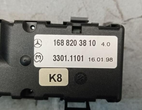 Schalterleiste Sitzheizung  Scheibenheizung MERCEDES A-KLASSE W168 A 160 75 KW