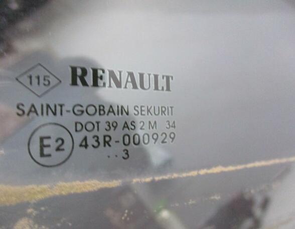 Side Window RENAULT Laguna II (BG0/1)