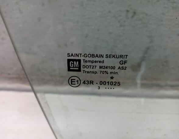 Seitenscheibe Türscheibe vorne rechts  OPEL VECTRA C CARAVAN 2.2 DIRECT 114 KW