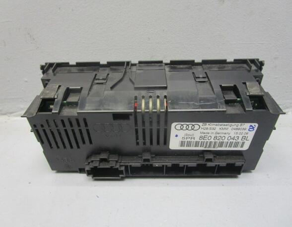 Air Conditioning Control Unit AUDI A4 Avant (8ED, B7)