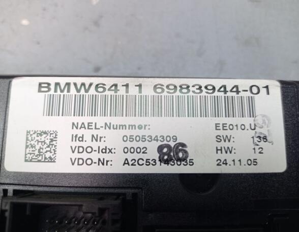 Air Conditioning Control Unit BMW 1er (E87)