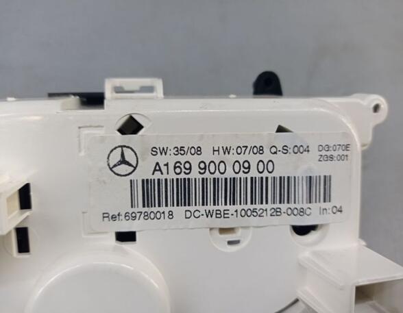 Air Conditioning Control Unit MERCEDES-BENZ B-Klasse (W245)