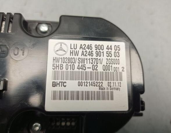 Air Conditioning Control Unit MERCEDES-BENZ A-Klasse (W176)