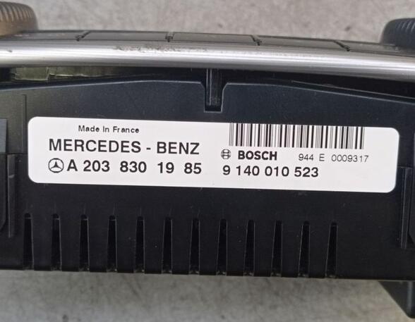 Air Conditioning Control Unit MERCEDES-BENZ C-CLASS Coupe (CL203)