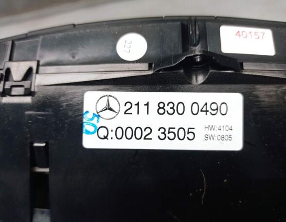 Air Conditioning Control Unit MERCEDES-BENZ E-CLASS (W211)