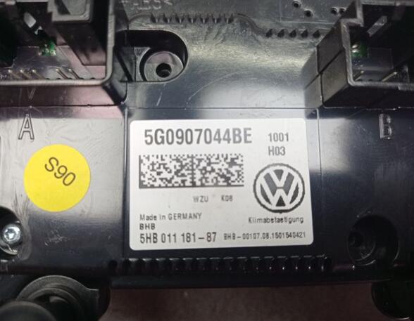 Bedienelement  Klimaanlage  VW GOLF VII (5G1  BE1  BE2  BQ1) 1.4 TSI 92 KW