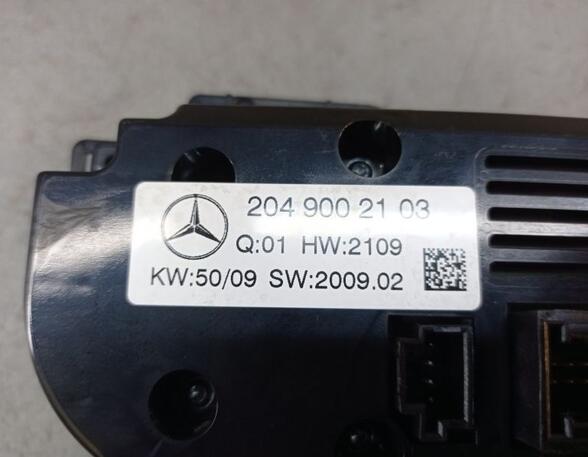 Bedienelement  Klimaanlage  MERCEDES C-KLASSE T-MODEL S204 350 CDI 170 KW