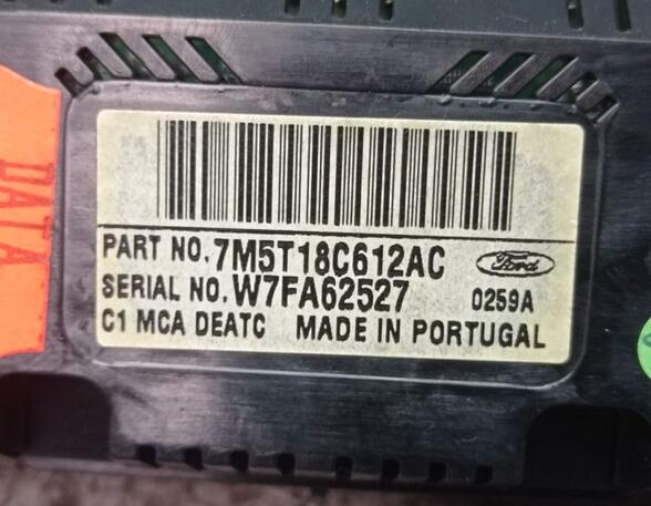 Air Conditioning Control Unit FORD C-MAX (DM2), FORD FOCUS C-MAX (DM2)