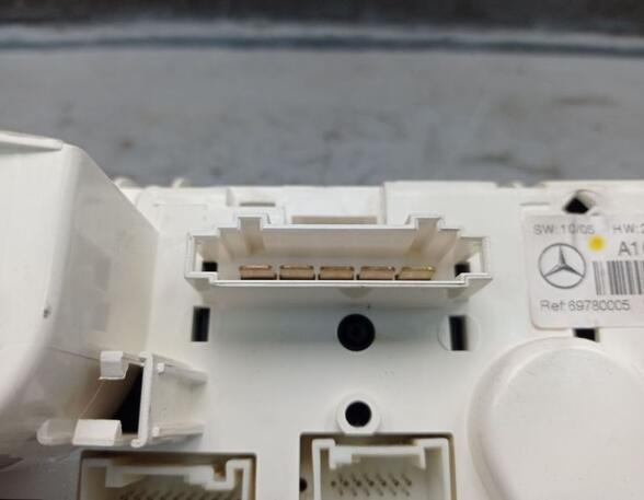 Air Conditioning Control Unit MERCEDES-BENZ A-CLASS (W169)