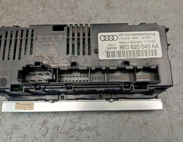 Air Conditioning Control Unit AUDI A4 (8E2, B6)