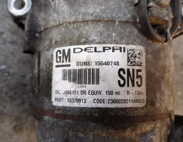 Air Conditioning Compressor OPEL ZAFIRA / ZAFIRA FAMILY B (A05)