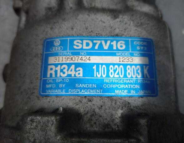 Air Conditioning Compressor VW BORA (1J2)