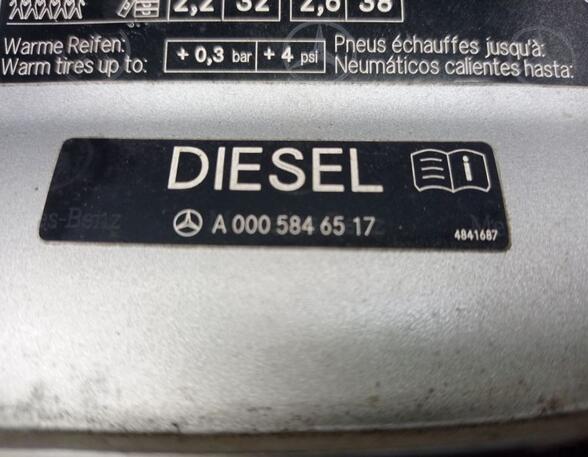 Tankklappe Tankdeckel Polarsilber 761 MERCEDES A-KLASSE (W169) A 180 CDI 80 KW