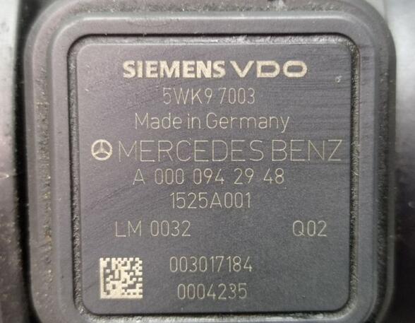 Luftmassenmesser  MERCEDES A-KLASSE (W169) A 180 CDI 80 KW