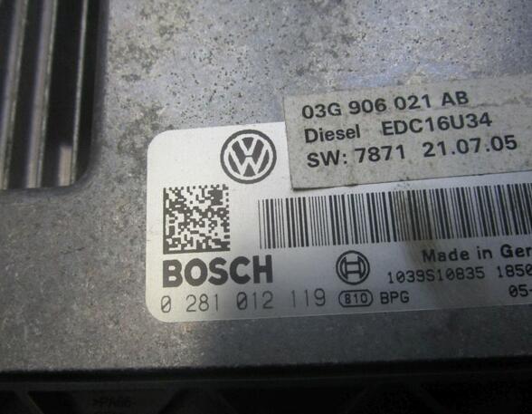 Steuergerät Motor Schließsatz VW PASSAT VARIANT (3C5) 2.0 TDI 103 KW