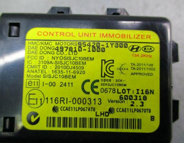 Engine Management Control Unit KIA Picanto (TA)