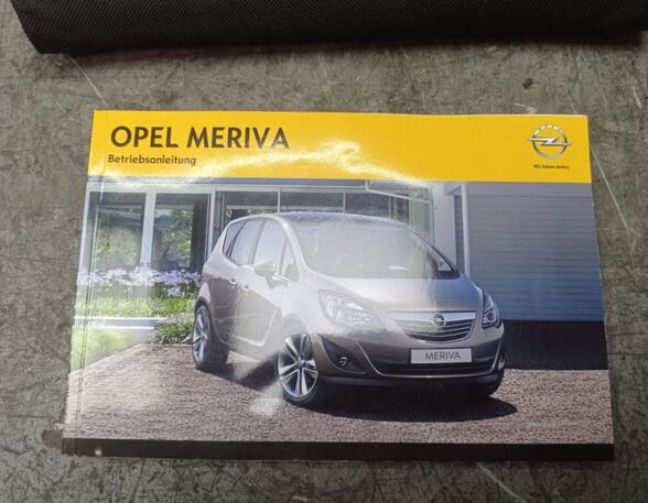 Operation manual OPEL MERIVA B MPV (S10)