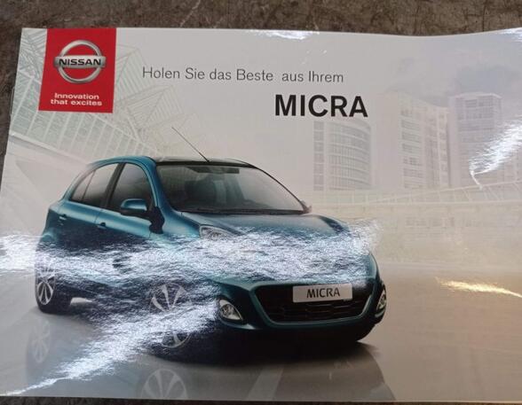 Operation manual NISSAN MICRA IV (K13_)