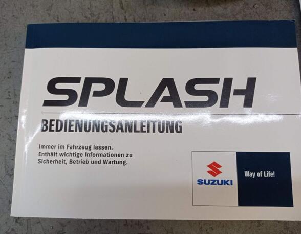 Bedienungsanleitung Bordmappe  SUZUKI SPLASH (EX) 1.0 48 KW