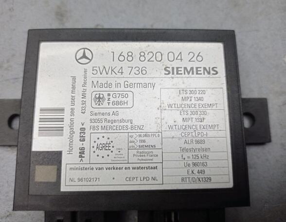 Control unit for anti-theft device MERCEDES-BENZ SLK (R170)